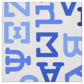Tissu alphabet grec (Échantillon)