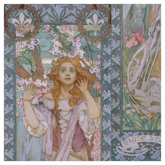 Tissu Alphonse Maria Mucha (Échantillon)