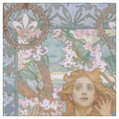 Tissu Alphonse Maria Mucha (Détail)