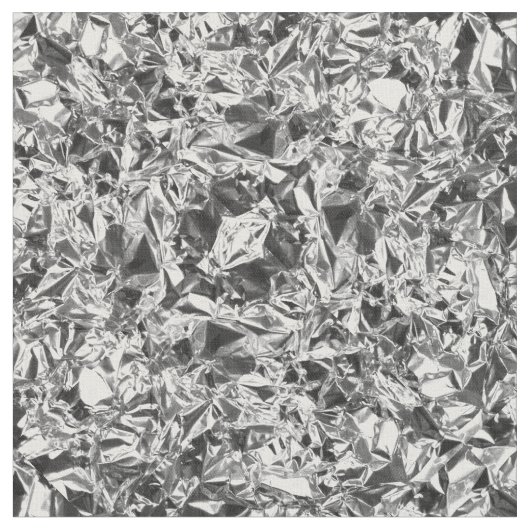 Tissu Aluminium Foil Design couleur argent (Fermer)