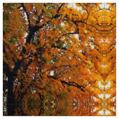 Tissu Ambre Feuilles de l'automne (Fermer)