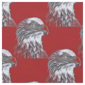 Tissu American Bald Eagle États-Unis Rouge (Fermer)
