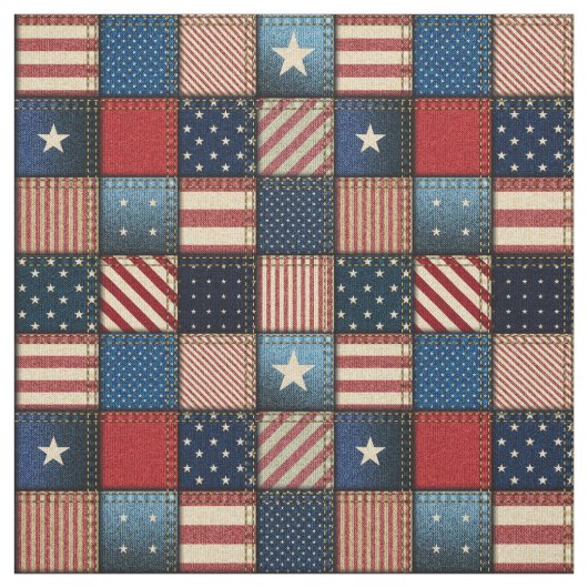 Tissu American Patchwork Image Fabric (Échantillon)