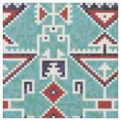Tissu Amérindiens Navajo Motif (Fermer)