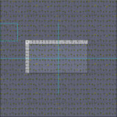 Tissu améthyste des pousses (Carreau)