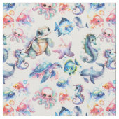 Tissu Amis aquatiques (Fermer)