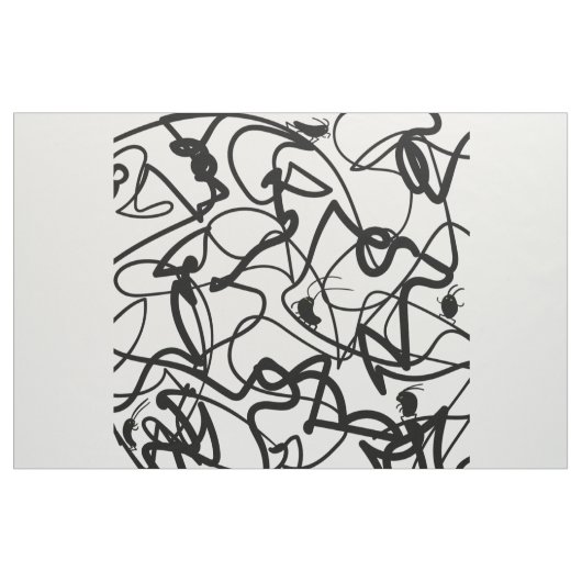 Tissu Amis de cafards en dessin (Yard)