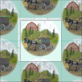 Tissu Amish Buggy de retour (Carreau)