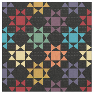 Tissu Amish Quilt Imprimer des couleurs vives sur un mot