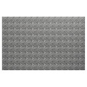 Tissu Ammonite noire et blanche (Yard)