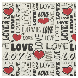 Tissu Amour