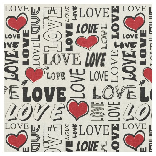 Tissu Amour (Fermer)