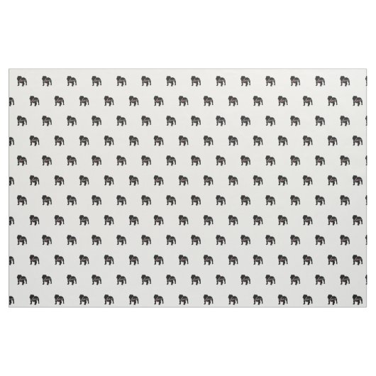 Tissu Amour anglais de bouledogue (Yard)