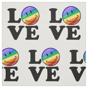 Tissu Amour avec un drapeau heureux LGBT gai