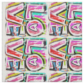 Tissu AMOUR (copie moyenne) (Échantillon)