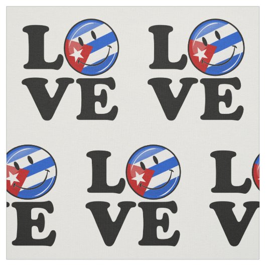 Tissu Amour Cubain (Échantillon)