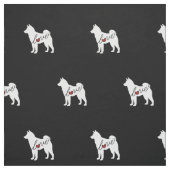 Tissu Amour d'Akita (Échantillon)