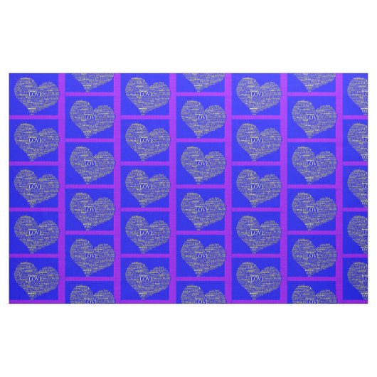 Tissu Amour....dans tant de mots (Fat Quarter)