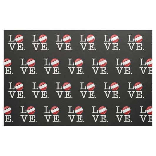 Tissu Amour d'Autriche Drapeau souriant (Fat Quarter)