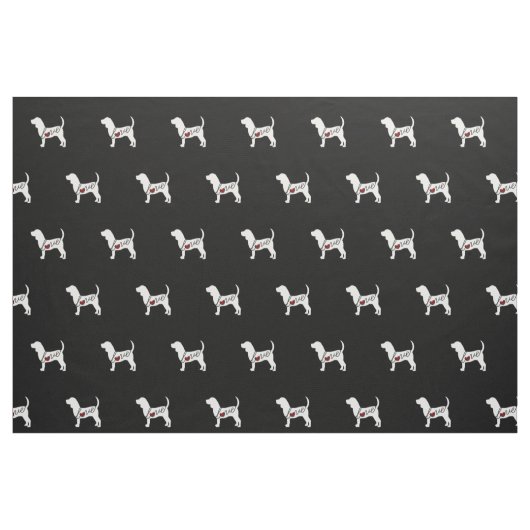Tissu Amour de beagle (Fat Quarter)