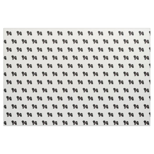 Tissu Amour de Bichon Frise (Yard)