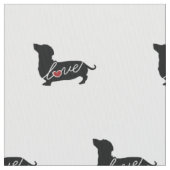 Tissu Amour de "chien de Weiner" de teckel (fermé)