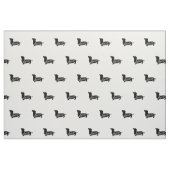 Tissu Amour de "chien de Weiner" de teckel (Fat Quarter)