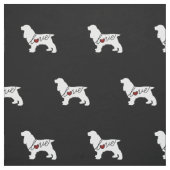 Tissu Amour de cocker (Échantillon)