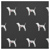 Tissu Amour de Coonhound (Échantillon)