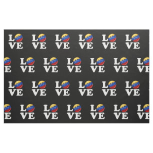 Tissu Amour de drapeau de sourire du Venezuela