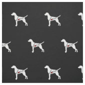 Tissu Amour de Vizsla (Échantillon)