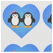 Tissu Amour des pingouins (fermé)