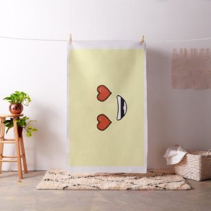 Tissu Amour Emoji