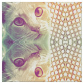 Tissu Amour et Dévotion - Motif Portrait de chat (Échantillon)