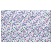 Tissu Amour géométrique coloré reflet (Yard)