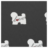 Tissu Amour maltais/Havanese (fermé)