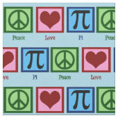 Tissu Amour pi de paix (Fermer)