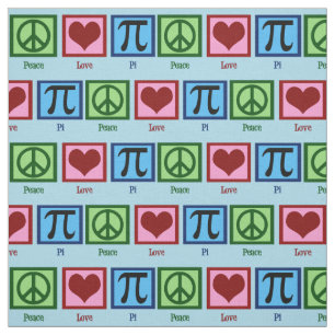 Tissu Amour pi de paix