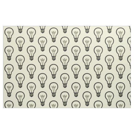 Tissu Ampoule noire simple pour beaucoup d'idées (Fat Quarter)