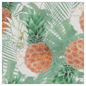 Tissu Ananas, couple doux. (Détail)