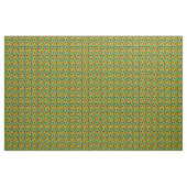 Tissu Ananas d'or sur des rayures (Yard)
