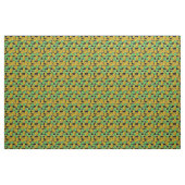 Tissu Ananas d'or sur des rayures (Fat Quarter)