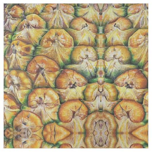 Tissu Ananas hawaïen (Fermer)