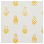 Tissu Ananas jaune tropical (Échantillon)