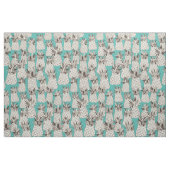 Tissu ananas mer turquoise (Fat Quarter)
