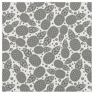 Tissu Ananas monochromes