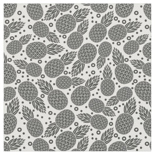 Tissu Ananas monochromes (Fermer)