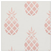 Tissu Ananas Or Rose (Fermer)