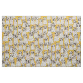 Tissu ananas soleil jaune (Fat Quarter)