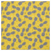 Tissu Ananas sur l'or (Échantillon)